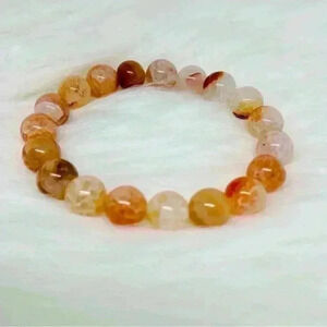 Autumn Crystal Beaded Bracelet